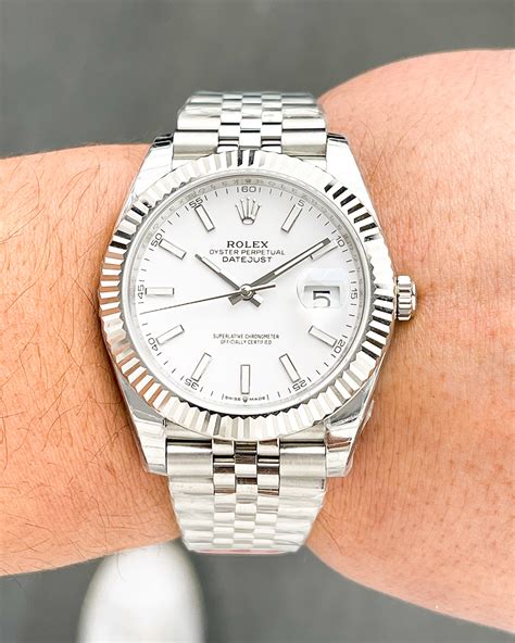 rolex 41mm pre owned|rolex datejust 41mm fluted bezel.